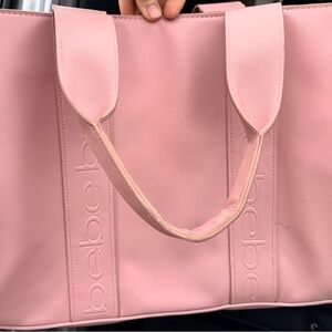 Bebe Soft Pink Tote Bag
